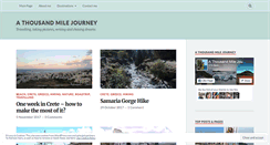 Desktop Screenshot of 1000milejourney.org