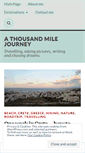 Mobile Screenshot of 1000milejourney.org